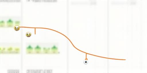 Gráfico de sentimiento mostrando emociones durante una reunión